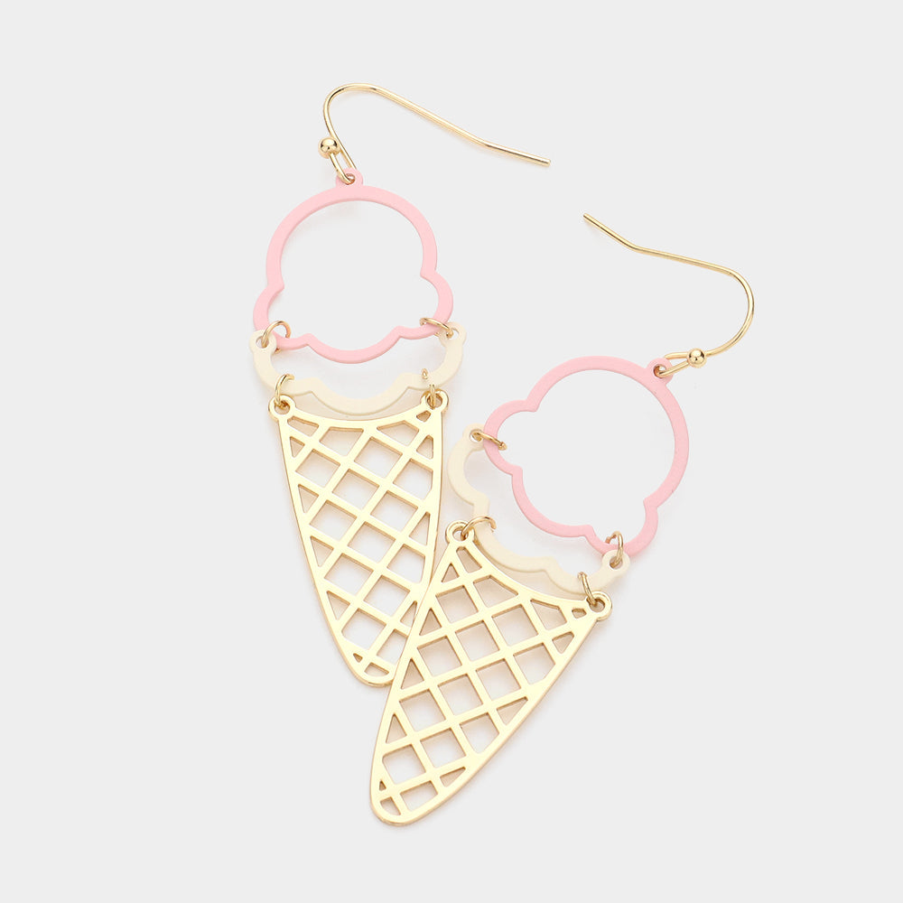 Ice Cream Dangle Earrings