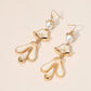 Abstract Sculpted Dop Earrings