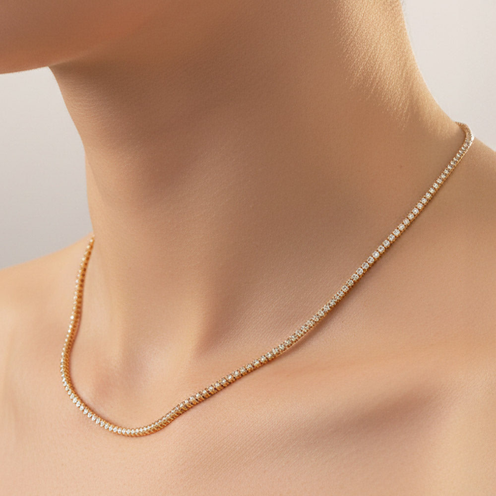 Minimalist Tennis Chain Necklace