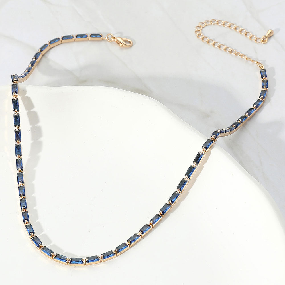 Rectangle Stone Necklace