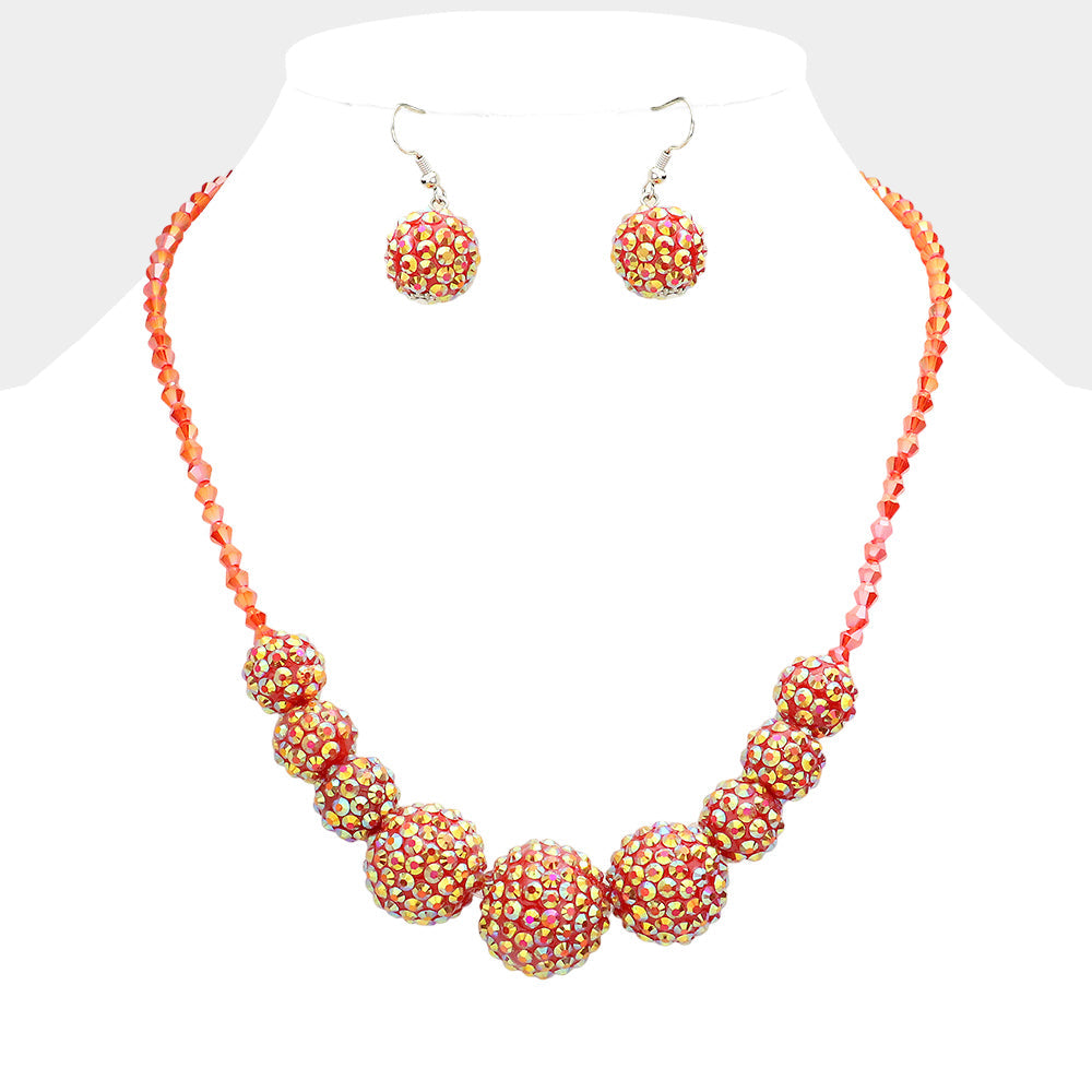 Shamballa Ball Necklace