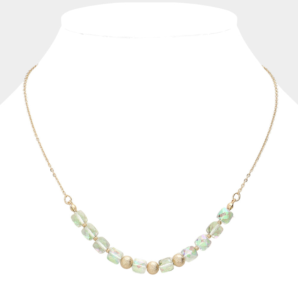 Faceted Beaded Necklace