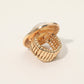 Oval Pearl Halo Stretch Ring