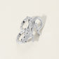 SECRET BOX_Sterling Silver Dipped Lizard Two Finger Ring