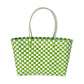 Jelly Tube Top Handle Basket Weave Tote Bag / Shoulder Bag