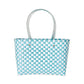 Jelly Tube Top Handle Basket Weave Tote Bag / Shoulder Bag
