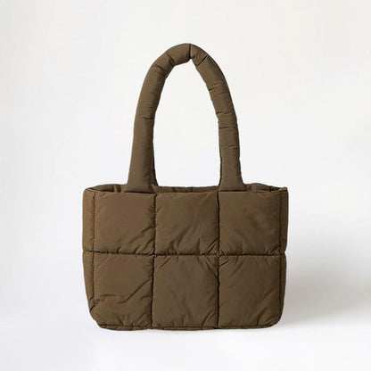 Quilted Padded Shoulder Bag / Tote Bag