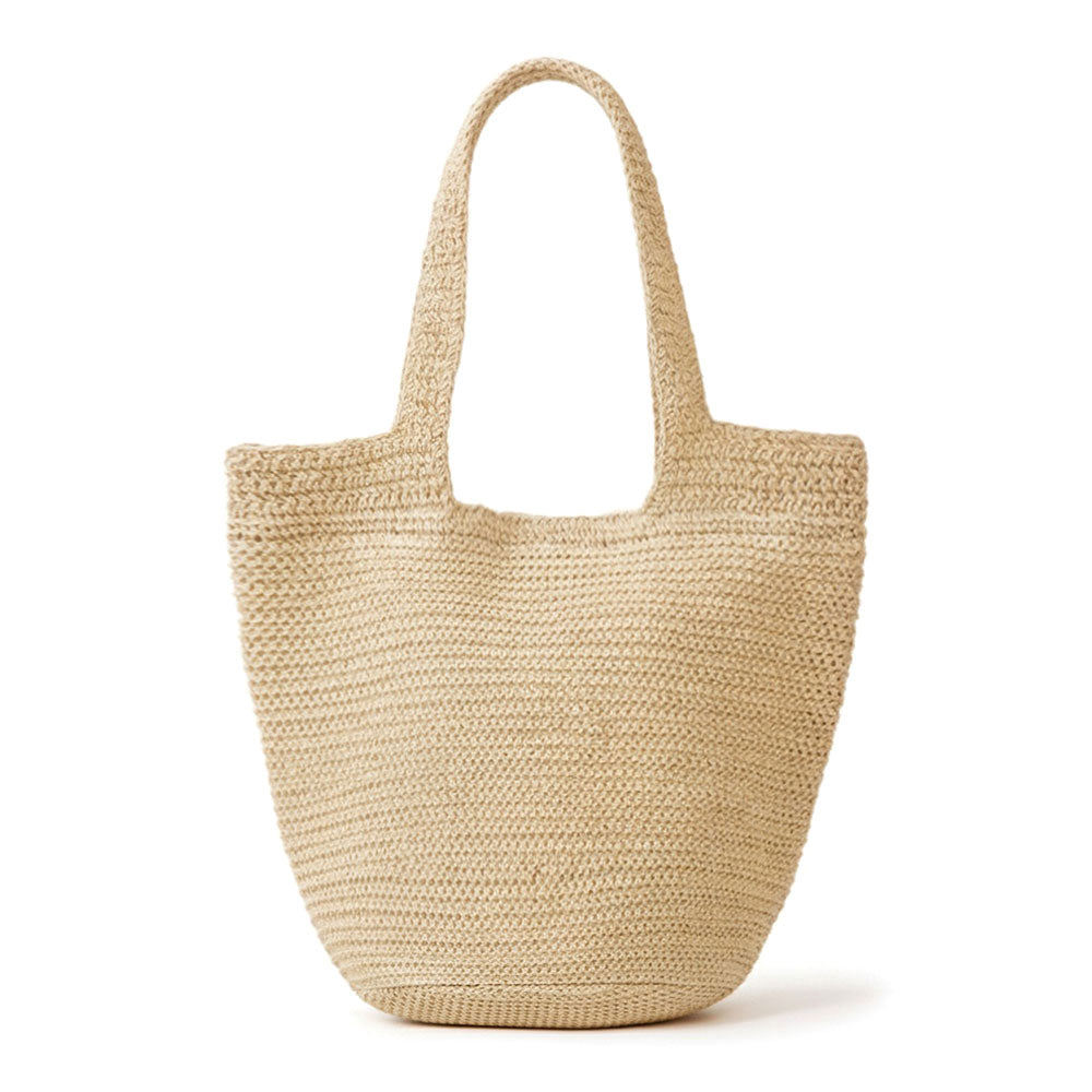 Round Bottom Handmade Strap Woven Straw Tote Bag