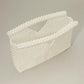 Pearl Beaded Open Top Clutch Bag