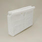 Pearl Beaded Open Top Clutch Bag