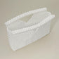 Pearl Beaded Open Top Clutch Bag