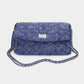 Quilted Denim Shoulder Bag
