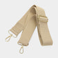 Fleece Trim Faux Leather Tote Bag / Crossbody Bag