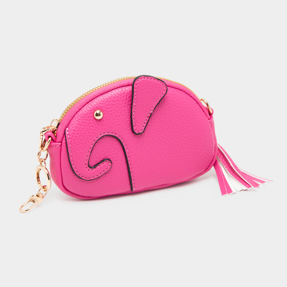 Elephant Tassel Keychain Mini Bag