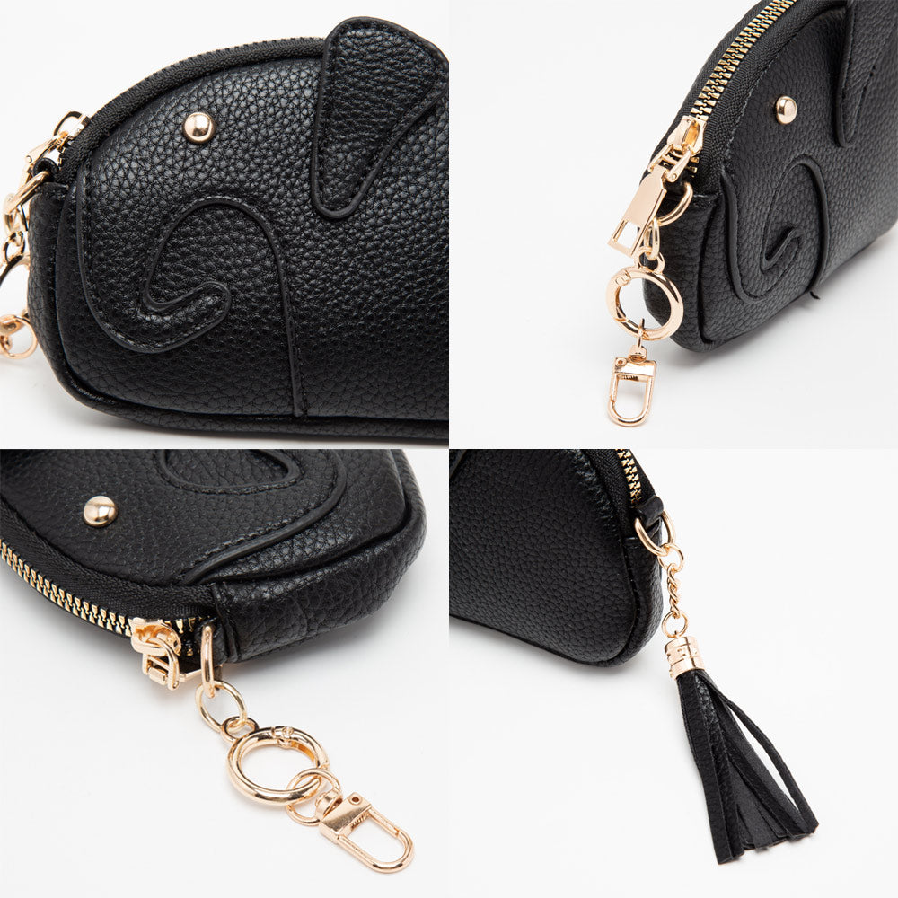 Elephant Tassel Keychain Mini Bag