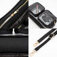 Dual Front Pocket Faux Leather Transparent Crossbody Bag