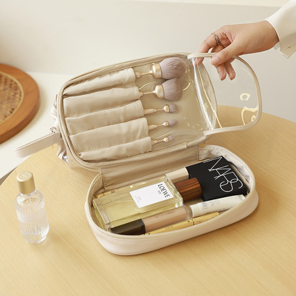 Multifunctional Transparent Makeup Pouch Bag