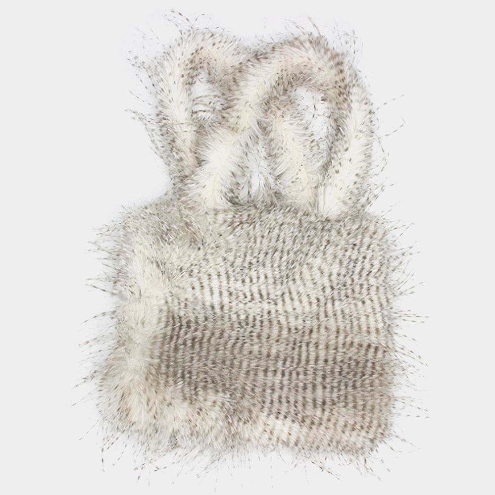 Bolso tote de piel sintética peluda