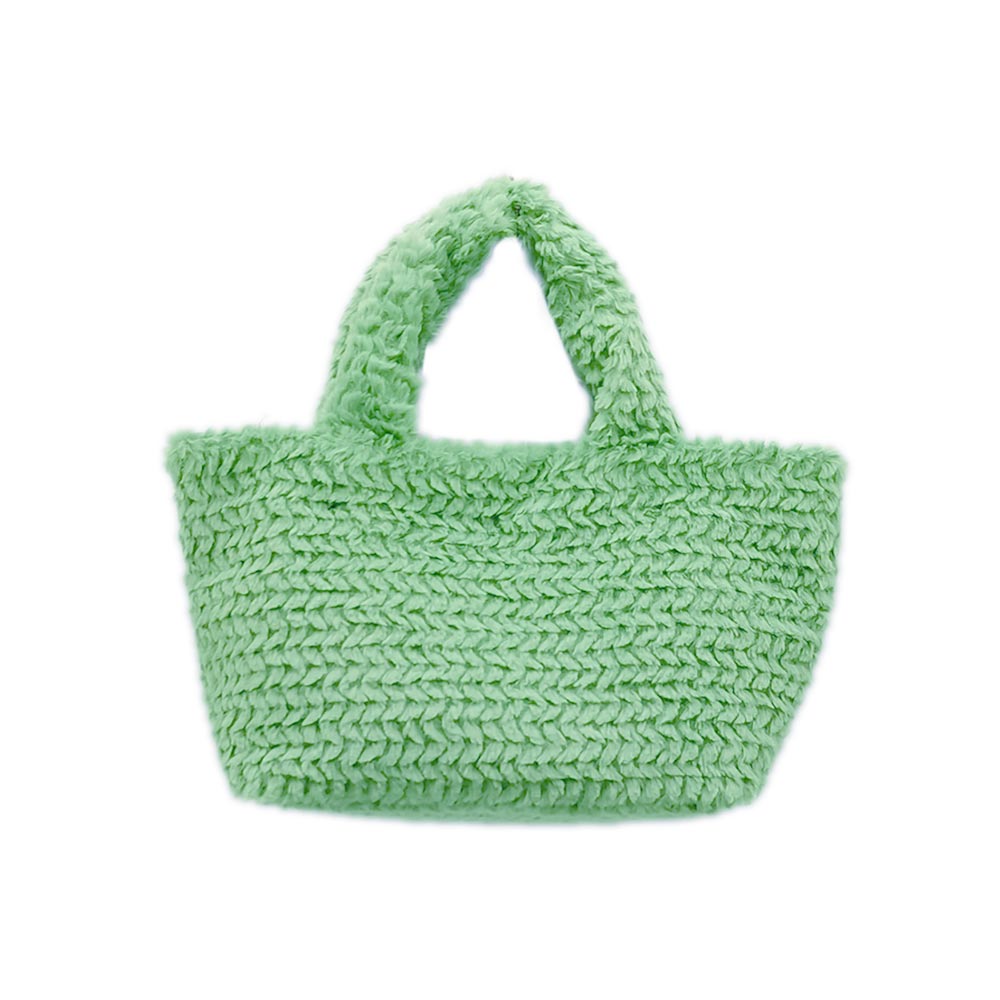 Fuzzy Fur Mini Tote Bag