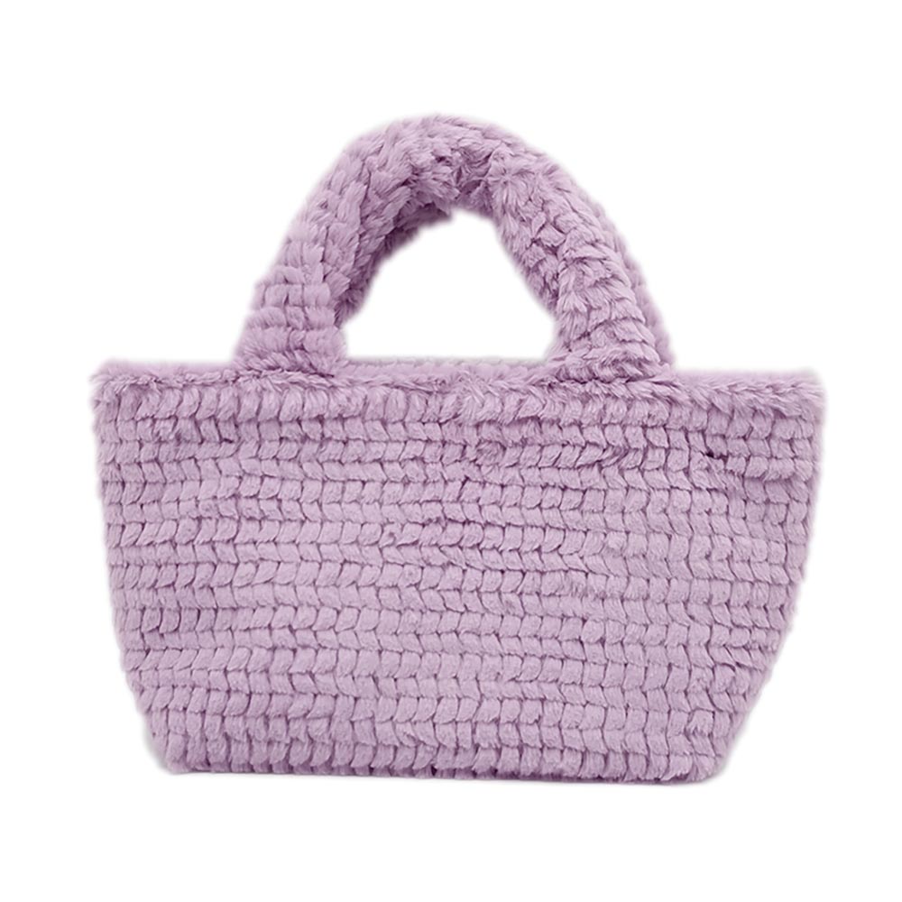 Fuzzy Fur Mini Tote Bag