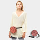 Snake Skin Print Round Crossbody Bag / Belt Bag