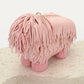 Faux Leather Fringe Dog Crossbody Handbag