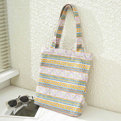 Aztec Patterned Eco Shoulder Bag