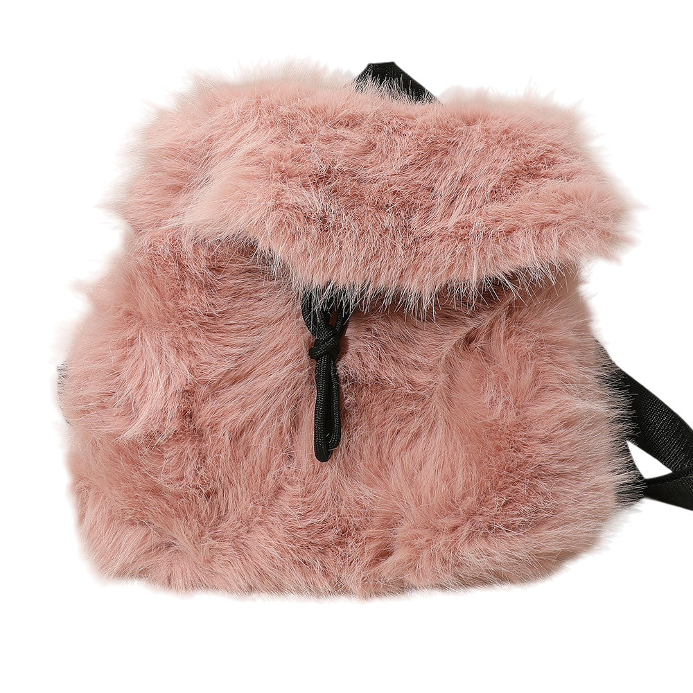 Faux Fur Cozy Backpack