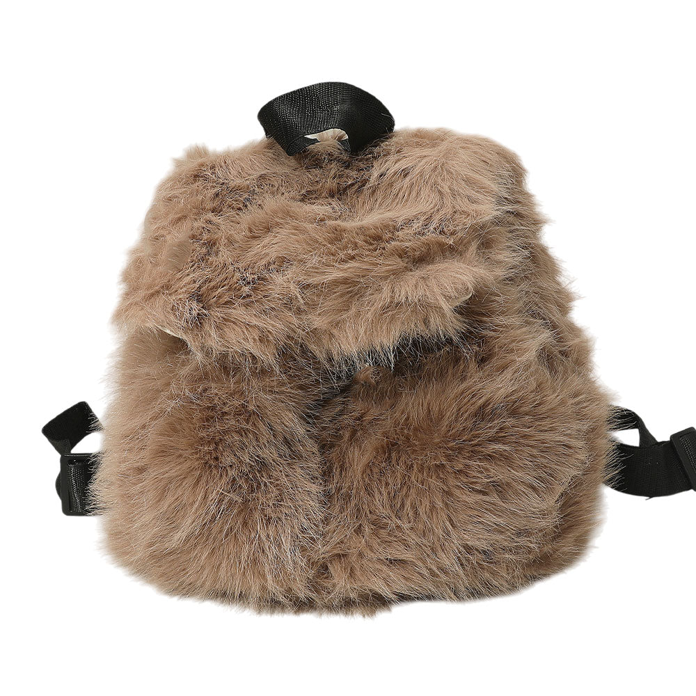 Faux Fur Cozy Backpack