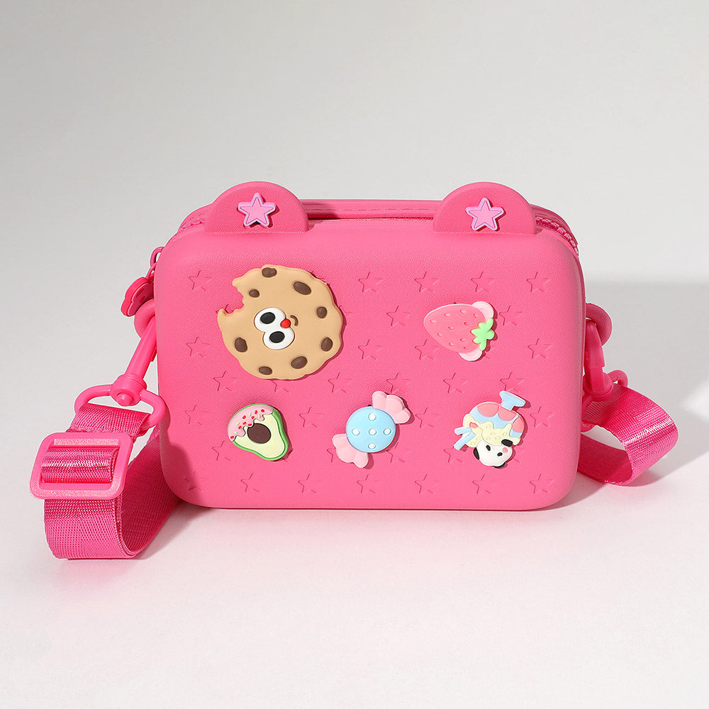HOT FOCUS - Kids Fun Charm Crossbody Bag