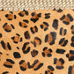 Leopard Patterned Genuine Leather Crossbody Bag
