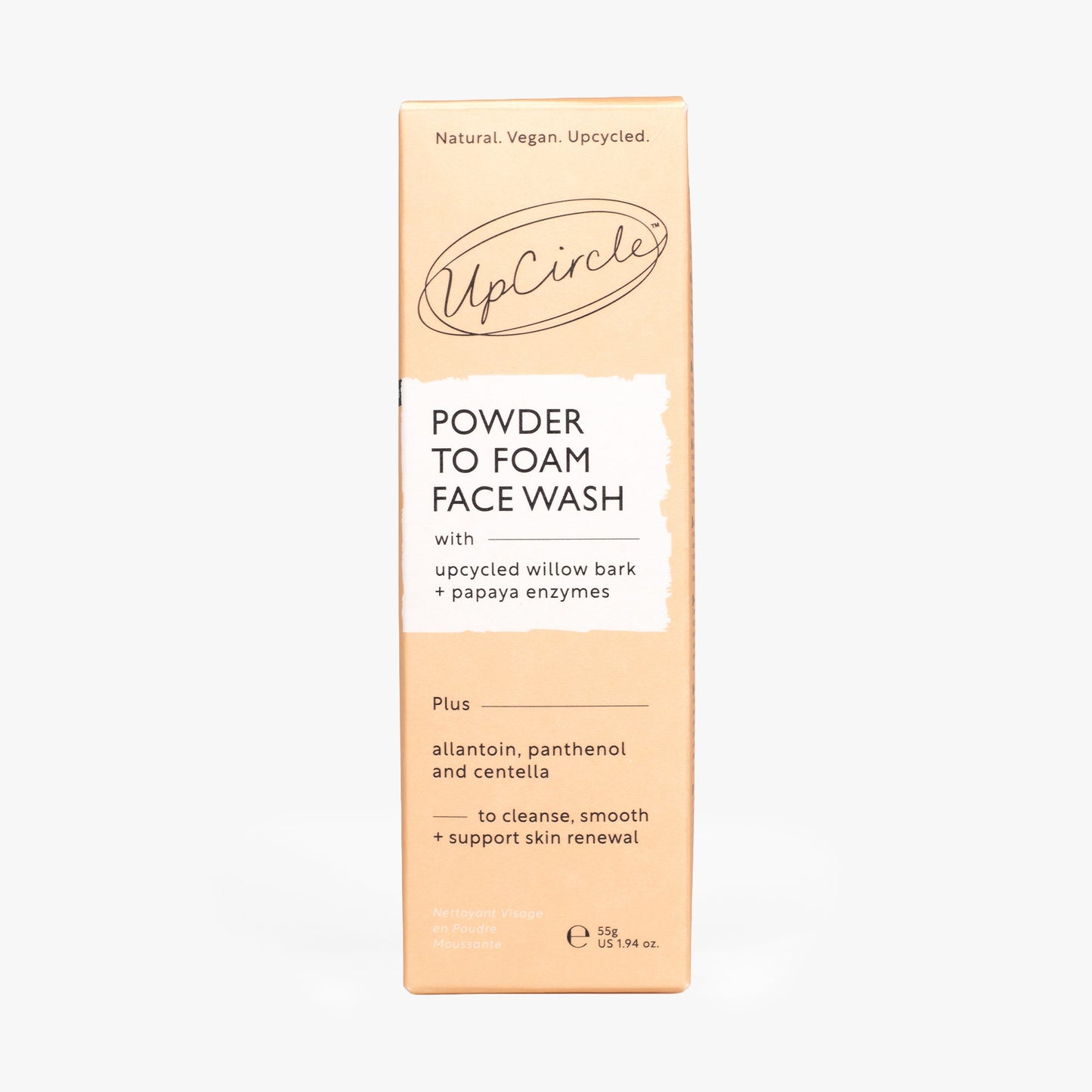 Limpiador Facial en Polvo a Espuma con Corteza de Sauce + Enzimas de Papaya