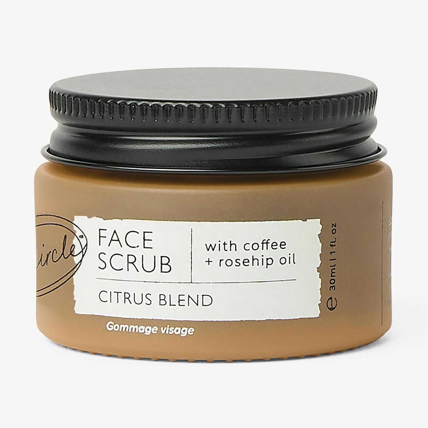 Exfoliante facial natural – Mezcla de cítricos – Tamaño de viaje