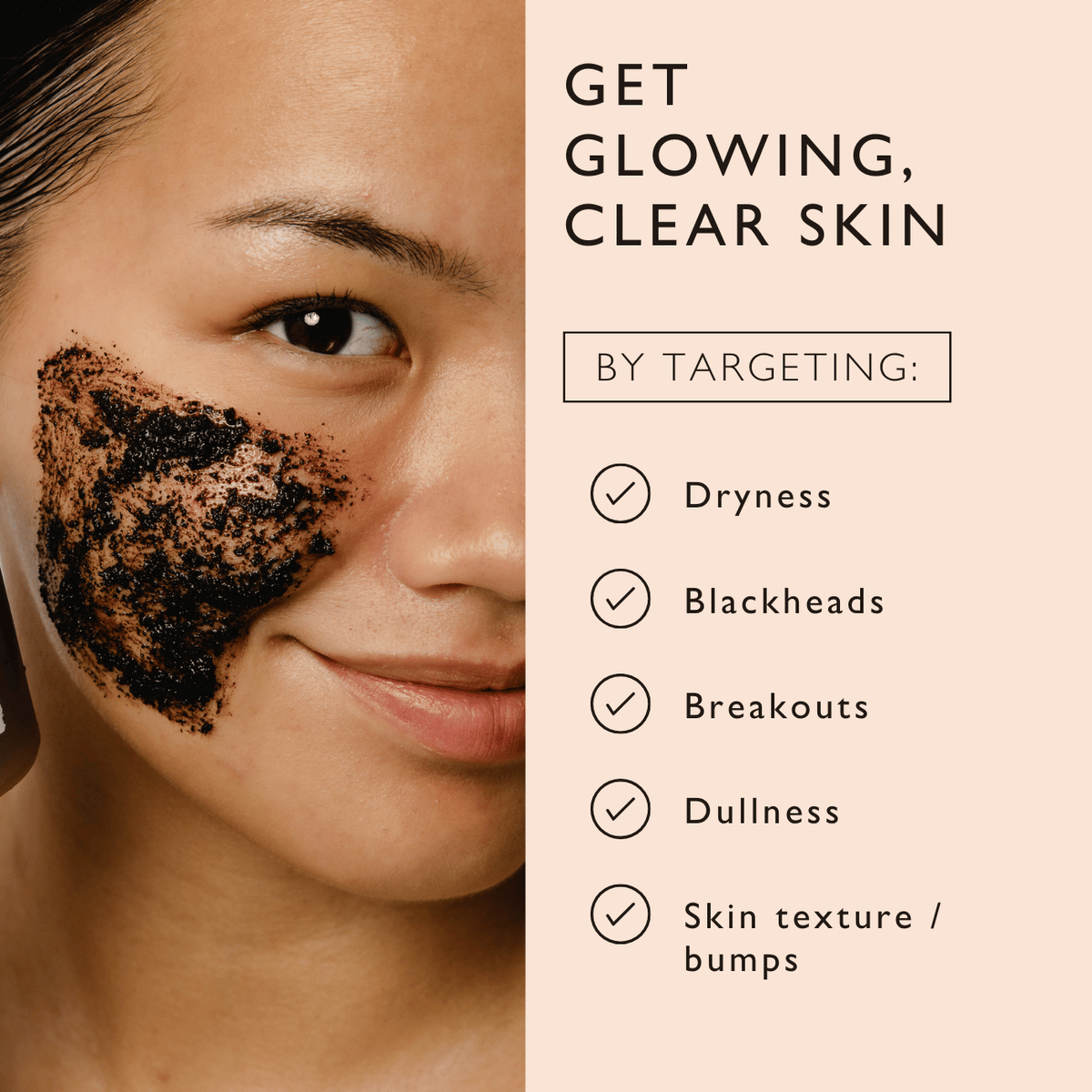 Exfoliante facial natural – Mezcla de cítricos – Tamaño de viaje