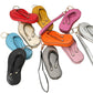 Faux Leather Flip-flop Mini Wristlet Bag Charm Coin Purse