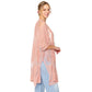 Flower Lace Kimono Poncho