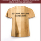 Personalized Jersey Style Cutting Board | Add Your Name & Number | Add a Special Message | Add a Custom Logo