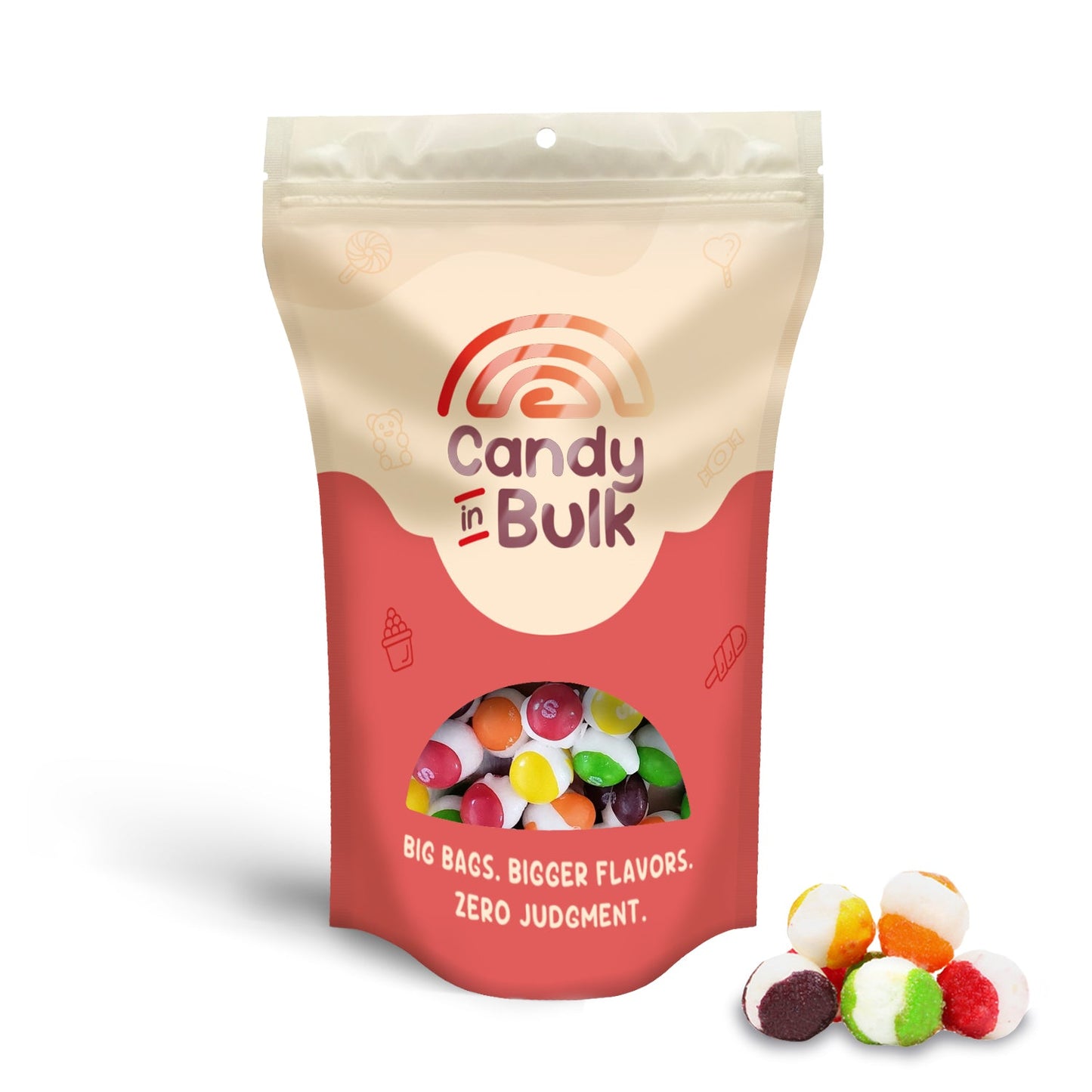 Skittles POP'd Caramelos Liofilizados – Original – Bolsa Económica a Granel