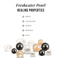 7.4 Carat Freshwater Pearl and Diamond Simple Drop jewelry Set