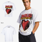 G WEST CHFONIC HEART BREAK OVERSIZED T-Shirt Mens