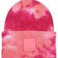 C.C Women's Tie Dye Beanie Hats With Rubber Patch