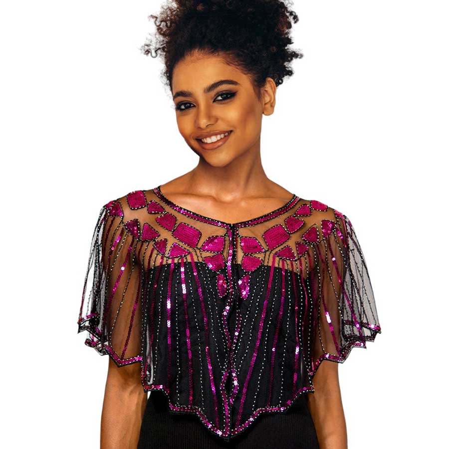 Sequin Embellished Shawl