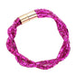 Stone Embellished Twisted Magnetic Bracelet