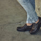 CALTO - G1823 - 3 Inches Taller (Brown) - Lightweight Slip-On Loafer Dress Shoes