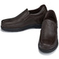 CALTO - G1823 - 3 Inches Taller (Brown) - Lightweight Slip-On Loafer Dress Shoes