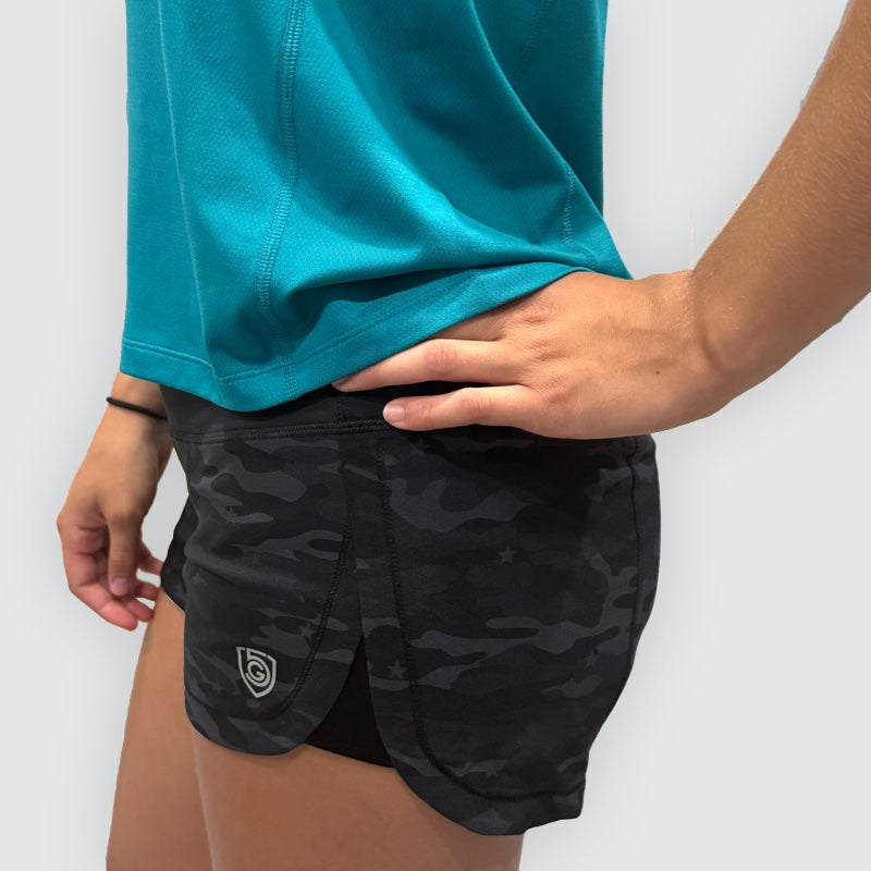 Shorts de entrenamiento rápidos y sin ataduras para mujer