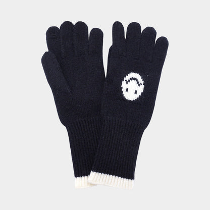 Knit Smile Accent Smart Touch Gloves