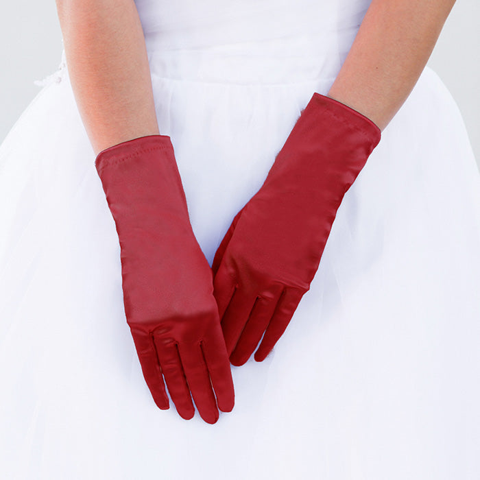 Women's Dressy Satin Wedding Gloves