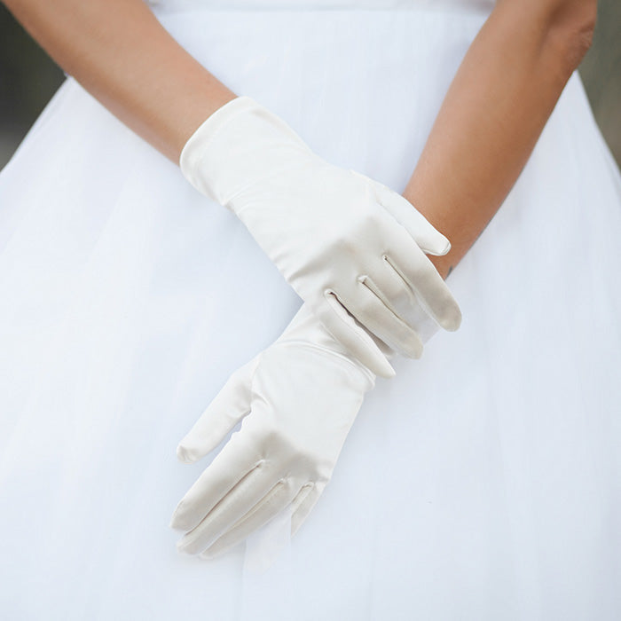 Women's Dressy Satin Wedding Gloves