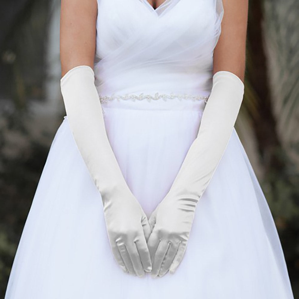Dressy Satin Wedding Chic Gloves